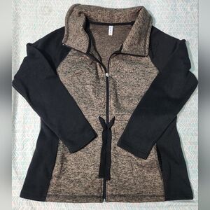 Exertek Black and Brown Knit Jacket